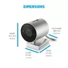 HP 950 4K Webcam, 3840 x 2160 pixels, Full HD, 30 fps, 1x, Auto, Auto