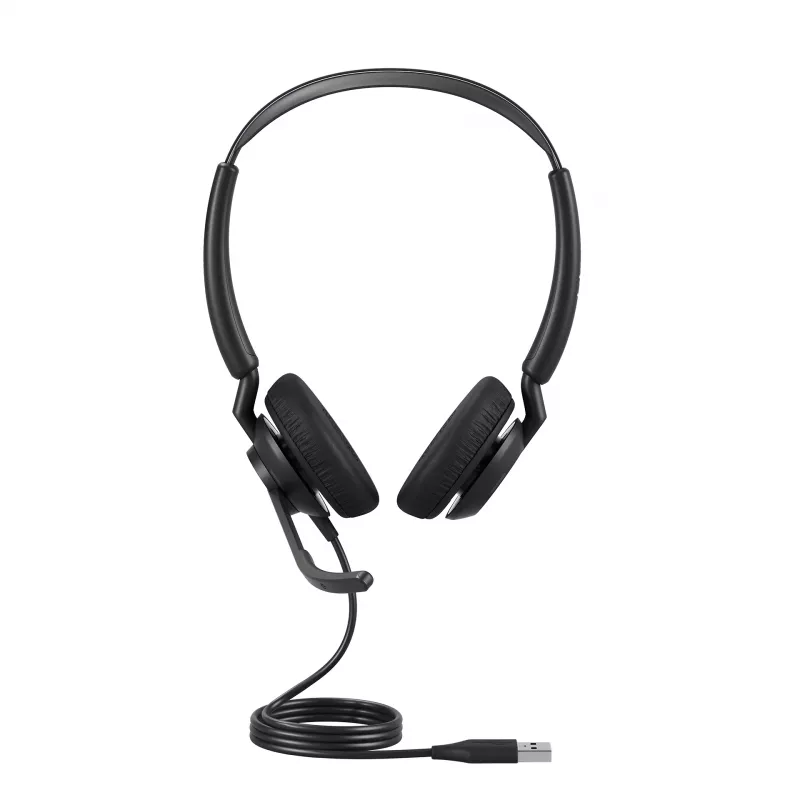 Jabra Engage 50 II - USB-A UC Stereo, Wired, Office/Call center, 65 g, Headset, Black