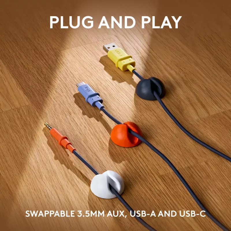 Headset Logitech Zone Learn On Ear 3.5mm AUX