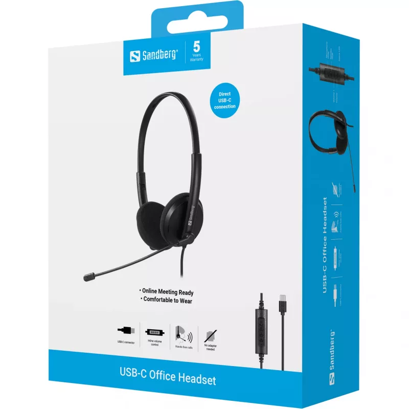 Headset Sandberg USB-C Office Headset