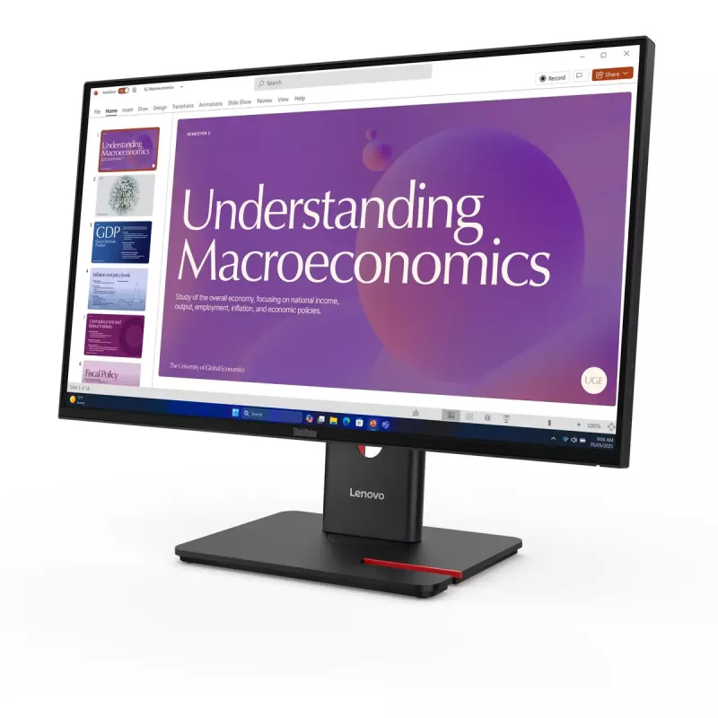 Monitor Lenovo ThinkVision T24D-40 23.8 inch LCD Full HD 1920 x 1080