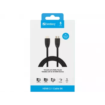 Sandberg HDMI 2.1 Cable 8K, 1m