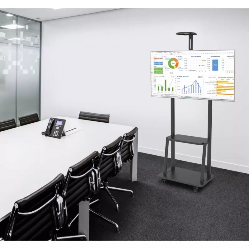 Techly ICA-TR33 signage display mount 177.8 cm (70 inch) Black