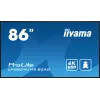 iiyama LH8664UHS-B2AG Signage Display Digital signage flat panel 2.17 m (85.6 inch) Wi-Fi 500 cd/m² 4K Ultra HD Black Built-in processor Android 11 24/7