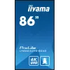 iiyama LH8664UHS-B2AG Signage Display Digital signage flat panel 2.17 m (85.6 inch) Wi-Fi 500 cd/m² 4K Ultra HD Black Built-in processor Android 11 24/7
