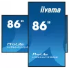 iiyama LH8664UHS-B2AG Signage Display Digital signage flat panel 2.17 m (85.6 inch) Wi-Fi 500 cd/m² 4K Ultra HD Black Built-in processor Android 11 24/7