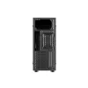 PC case GEMBIRD Fornax 160 Mini Tower — black, SPCC, supports ITX/mATX/ATX, 1×3.5 inch + 3×2.5 inch bays, 7 expansion slots, 445×185×390 mm