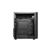 PC case GEMBIRD Fornax 160 Mini Tower — black, SPCC, supports ITX/mATX/ATX, 1×3.5 inch + 3×2.5 inch bays, 7 expansion slots, 445×185×390 mm