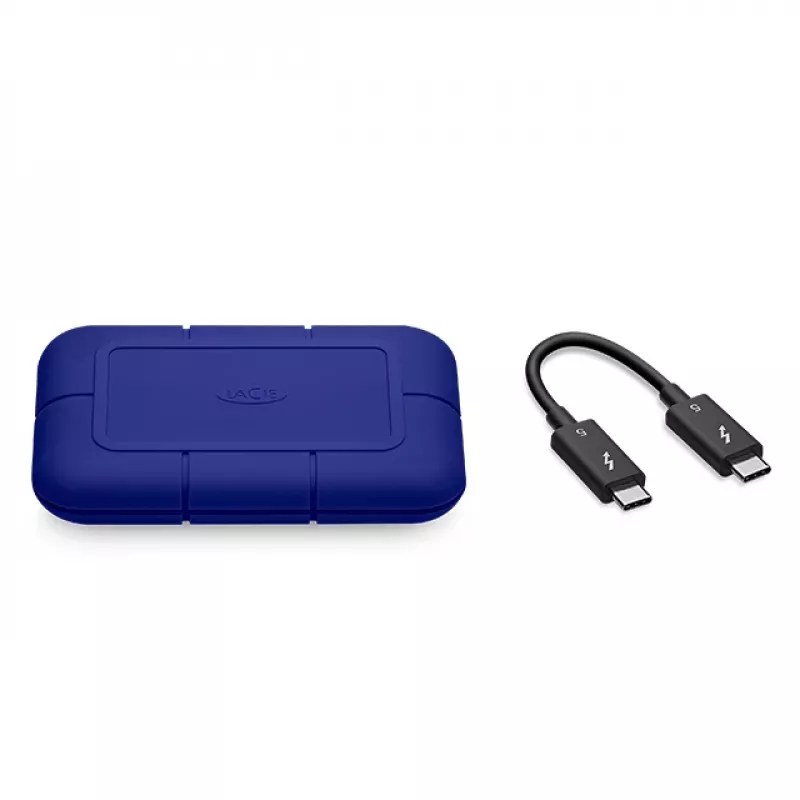 LaCie Rugged SSD Pro5 4TB, Thunderbolt 5, Blue, STNA4000400