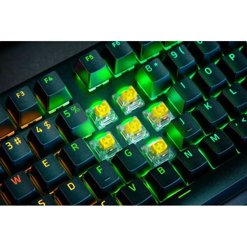 Razer BlackWidow V4 Pro Keyboard Gaming USB QWERTY US International Black Mechanical RGB LED