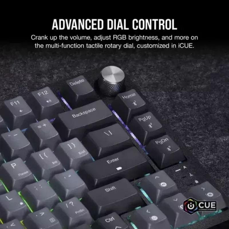 Mechanical Gaming Keyboard Corsair K65 PLUS WIRELESS RGB Wireless USB Black
