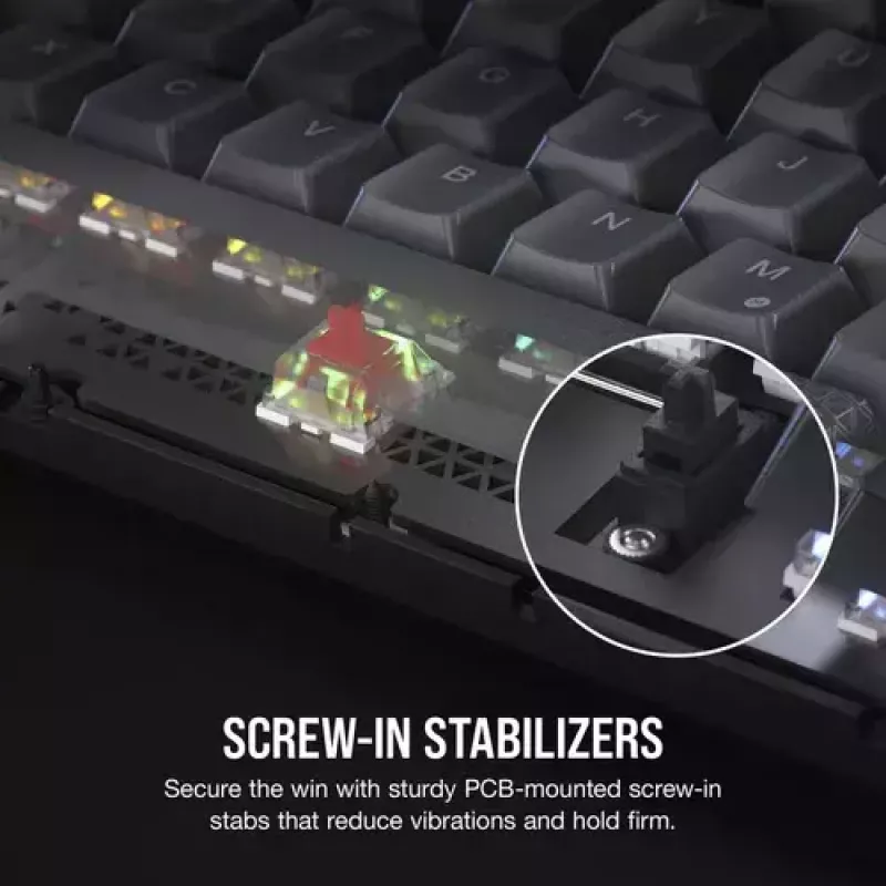 Mechanical Gaming Keyboard Corsair K65 PLUS WIRELESS RGB Wireless USB Black