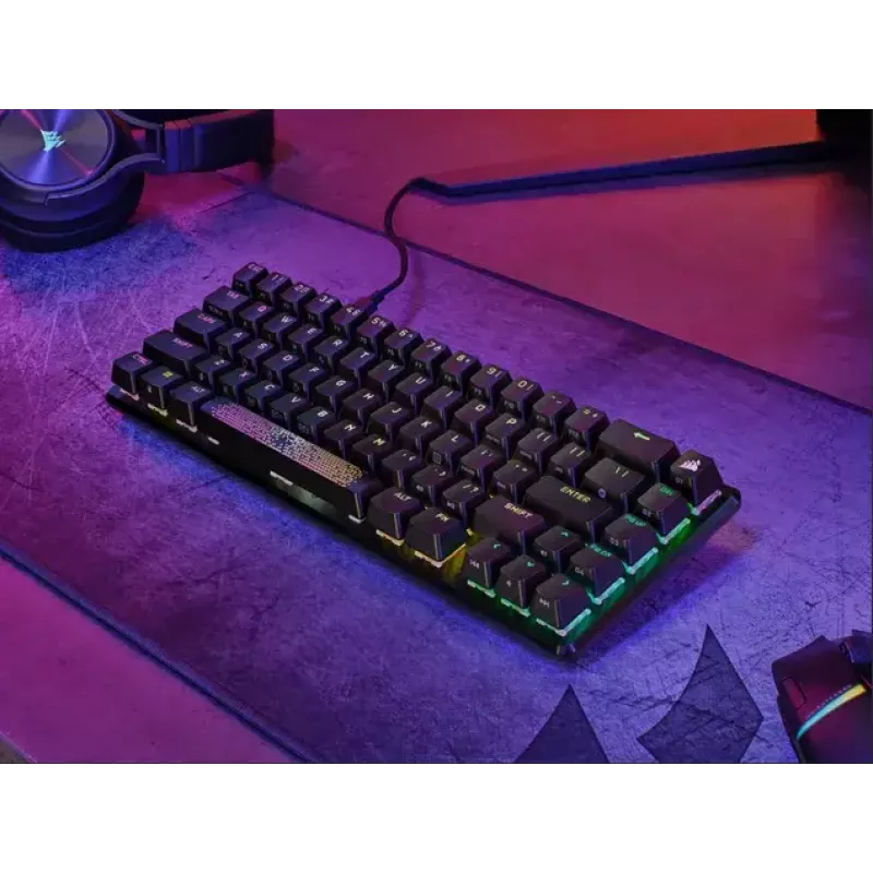 Corsair K65 PRO MINI Keyboard Gaming USB QWERTY English Black 65% RGB