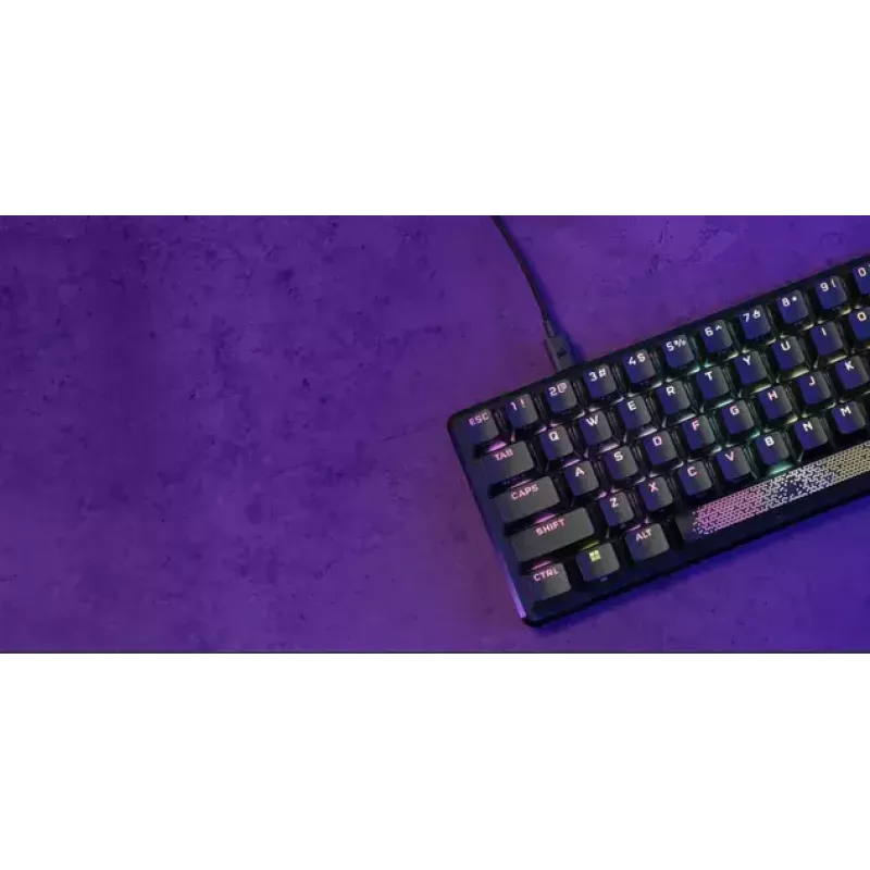 Corsair K65 PRO MINI Keyboard Gaming USB QWERTY English Black 65% RGB