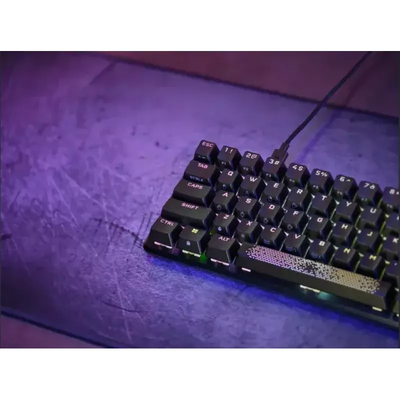 Corsair K65 PRO MINI Keyboard Gaming USB QWERTY English Black 65% RGB