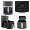 Hisense HAF1900D fryer Single 7 L 1800 W Hot air fryer Black