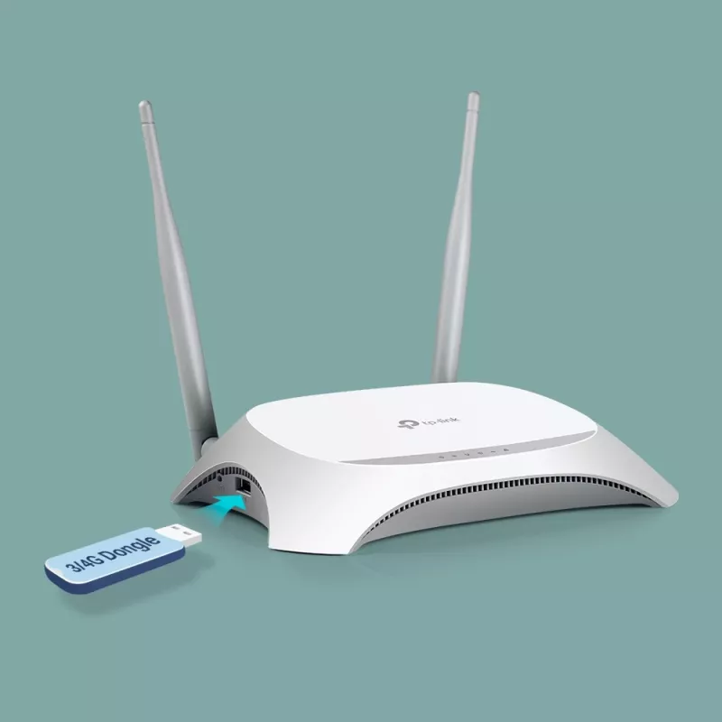TP-Link TL-MR3420 wireless router Fast Ethernet Single-band (2.4 GHz) Black, White