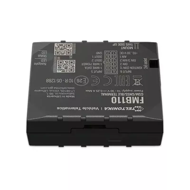 GPS tracker Teltonika FMB110 Car Black Dust resistant 0.128GB
