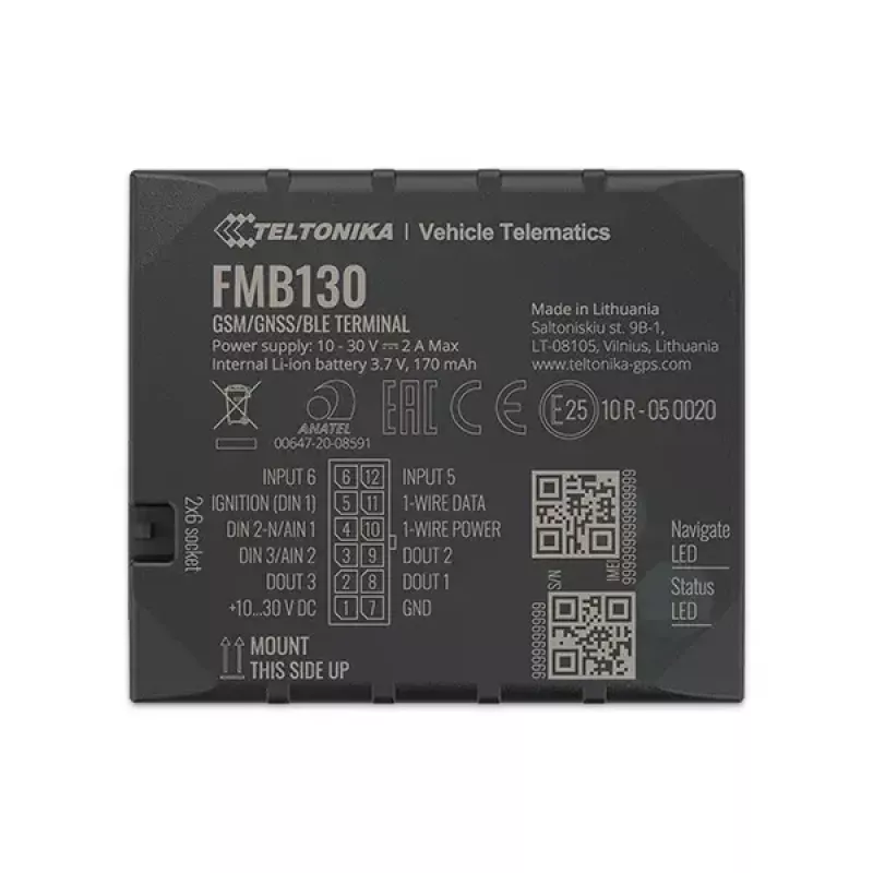 GPS tracker Teltonika FMB130 Car Black
