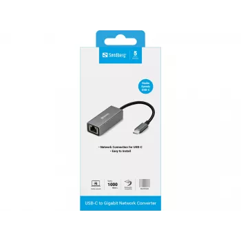 Network Adapter Sandberg USB-C Gigabit 136-04