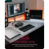 ICY BOX IB-DK8801-TB4 Wired Thunderbolt 4 Anthracite, Black