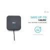 i-tec USB-C HDMI Dual DP Docking Station with Power Delivery 100 W