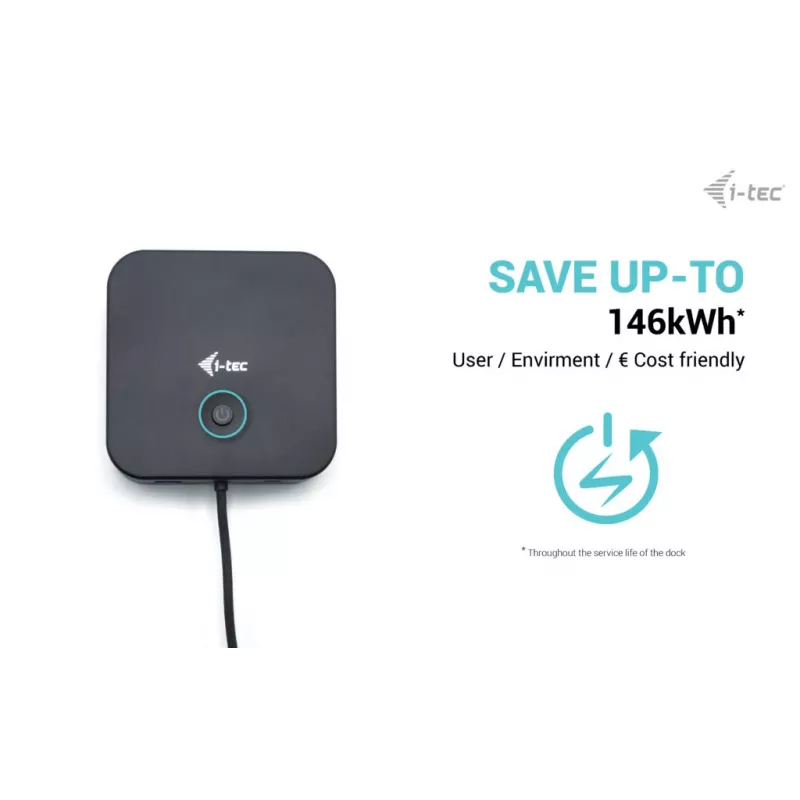 i-tec USB-C HDMI Dual DP Docking Station with Power Delivery 100 W