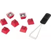 HyperX Rubber Keycaps - Gaming Accessory Kit - Red (US Layout)