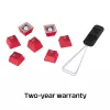 HyperX Rubber Keycaps - Gaming Accessory Kit - Red (US Layout)