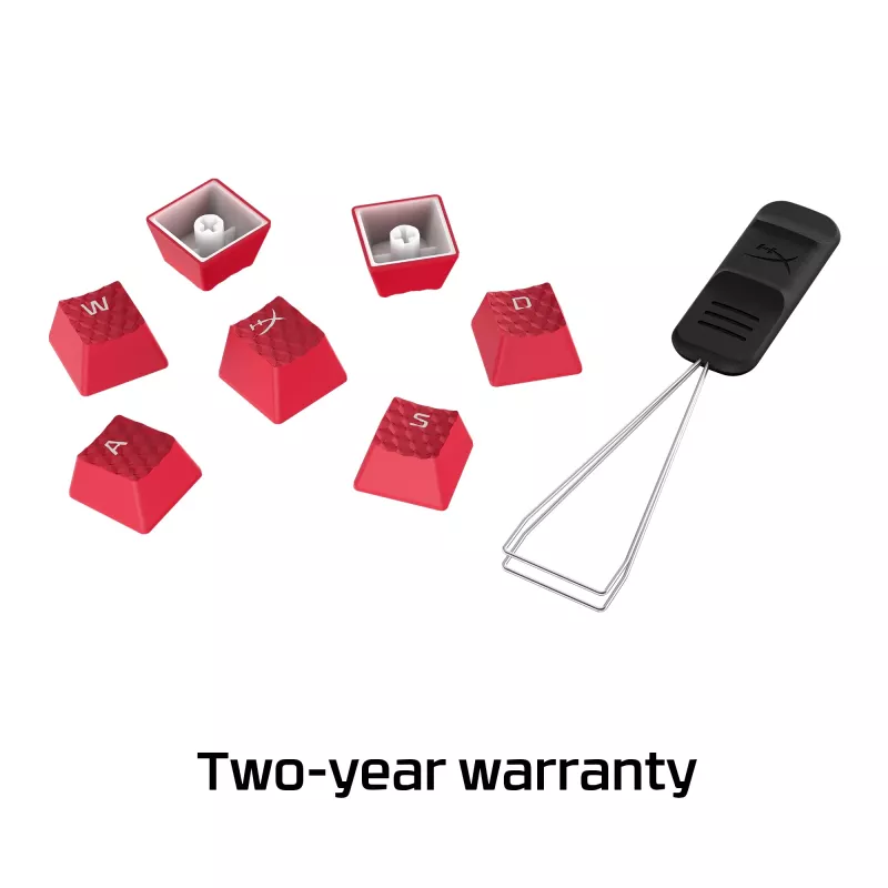 HyperX Rubber Keycaps - Gaming Accessory Kit - Red (US Layout)