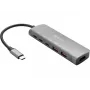 Sandberg USB-C Dock HDMI + 2xUSB-A + 2xUSB-C + PD100W, Wired, USB 3.2 Gen 1 (3.1 Gen 1) Type-C, 100 W, Aluminium, 4K Ultra HD, 3840 x 2160 pixels