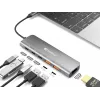Sandberg USB-C Dock HDMI + 2xUSB-A + 2xUSB-C + PD100W, Wired, USB 3.2 Gen 1 (3.1 Gen 1) Type-C, 100 W, Aluminium, 4K Ultra HD, 3840 x 2160 pixels