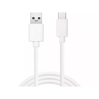 Sandberg USB-C 3.1 USB-A 3.0 2M, 2 m, USB C, USB A, USB 3.2 Gen 1 (3.1 Gen 1), Male/Male, White