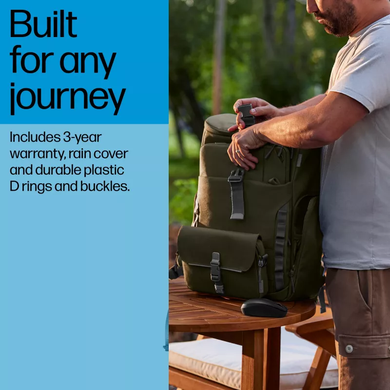 Backpack HP 15.6-inch Modular Laptop Backpack Maximum screen size 39.6 cm Weight 1.54 kg