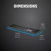 HP 975 Dual-Mode Wireless Keyboard Full-size Mechanical QWERTY