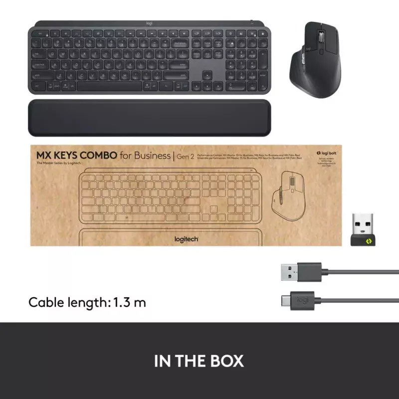 Keyboard Mouse Combo Logitech MX Keys Combo for Business Gen 2