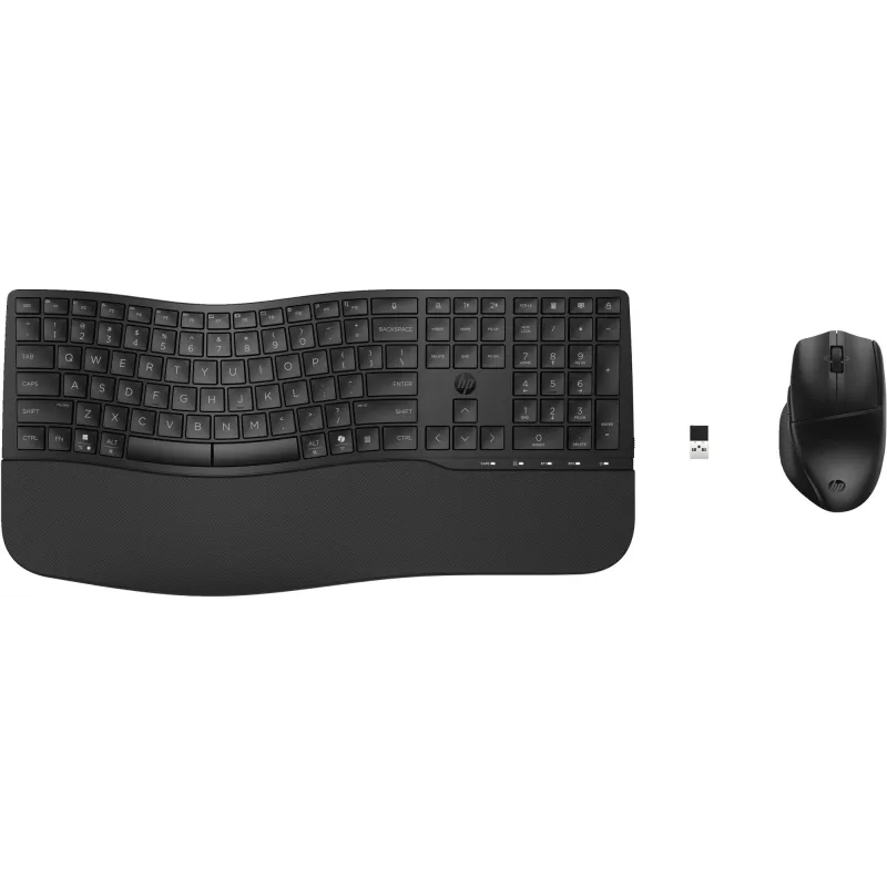 HP 685 Comfort Dual-Mode Keyboard and Mouse Combo Full-size Wireless Bluetooth