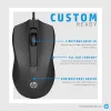 HP Wired Mouse 100, Ambidextrous, Optical, USB Type-A, 1600 DPI, Black