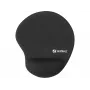 Sandberg Gel Mousepad Wrist Rest BULK, Black, Monochromatic, Wrist rest, Non-slip base