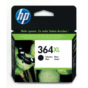 HP 364XL High Yield Black Original Ink Cartridge, High (XL) Yield, Black, Pigment-based ink, 1 pc(s), 550 pages