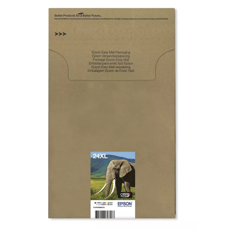 Epson Multipack 6-colours 24XL EasyMail, Black, Cyan, Light Cyan, Magenta, Light magenta, Yellow, Epson, High (XL) Yield, 10 ml, 8.7 ml, 55.7 ml