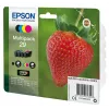 Epson Strawberry Multipack 4-colours 29 Claria Home Ink, Black, Cyan, Magenta, Yellow, 5.3 ml, 3.2 ml, 1 pc(s), 175 pages, Multi pack