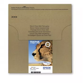 Epson Multipack 4-colours T071 EasyMail, Standard Yield, Black, Cyan, Magenta, Yellow, 7.4 ml, 5.5 ml, 1 pc(s), Multi pack
