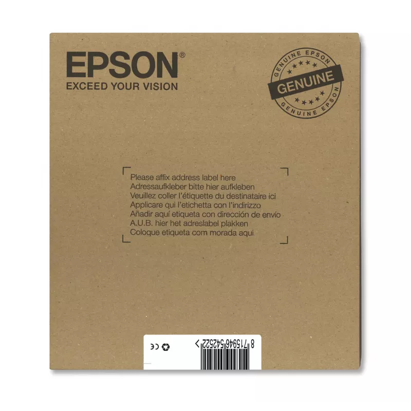 Epson Multipack 4-colours T071 EasyMail, Standard Yield, Black, Cyan, Magenta, Yellow, 7.4 ml, 5.5 ml, 1 pc(s), Multi pack