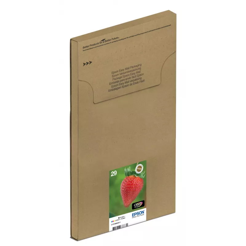 Epson Strawberry Multipack 4-colours 29 EasyMail, Standard Yield, Black, Cyan, Magenta, Yellow, 5.3 ml, 3.2 ml, 1 pc(s), Multi pack