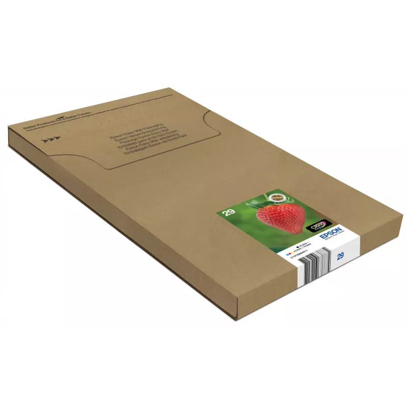 Epson Strawberry Multipack 4-colours 29 EasyMail, Standard Yield, Black, Cyan, Magenta, Yellow, 5.3 ml, 3.2 ml, 1 pc(s), Multi pack