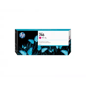 HP 746 300-ml Magenta DesignJet Ink Cartridge, HP DesignJet Z6 Printer series, HP Designjet Z9 Printer series, Thermal inkjet, Magenta, Singapore, 283 mm, 41 mm