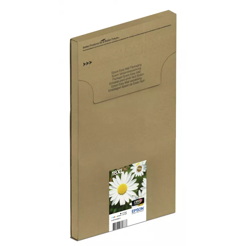 Epson Daisy Multipack 4-colours 18XL EasyMail, High (XL) Yield, Black, Cyan, Magenta, Yellow, 11.5 ml, 6.6 ml, 1 pc(s), Multi pack