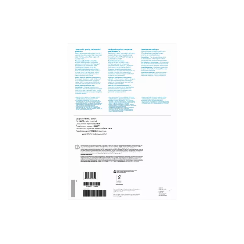 HP Advanced Photo Paper Glossy 250 g/m2 A3 (297 x 420 mm) 20 sheets