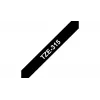 Label tape Brother TZe315 6mm White on Black